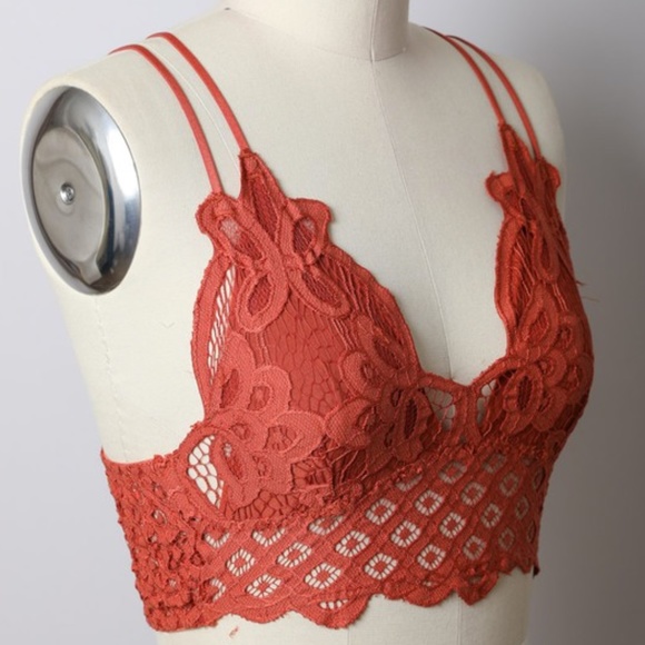 Crochet Lace Longline Bralette - Picture 6 of 7